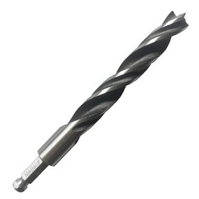 NordWolf 3/4" Brad Point Wood Drill Bit, Double Flutes Design with 7/16" Hex Shank for Drills & Impact Drivers