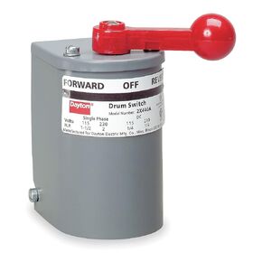 Switch, Drum Reversing, Plastic Handle