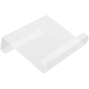 Shanrya Treadmill Tablet Hanger, Lightweight Acrylic Treadmill Book Holder Transparent for Gym for Magazines for Tablets for Home for Books