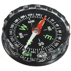 Mini Compass for Outdoor Navigation - Portable Liquid Survival Tool for Travel, Hiking, Camping & Backpacking - Clever Design, 4.5cm Diameter, Ideal for Boating & Navigation