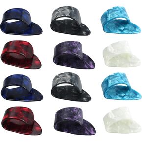 Thumb Picks for Acoustic Guitar,12 Pcs(6 Color)
