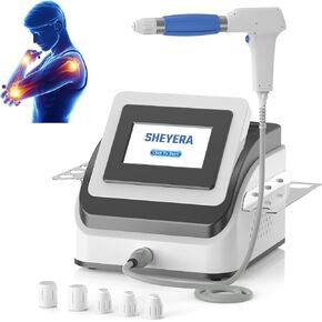 Shockwave Therapy ESWT Machine Extracorporeal Physical Therapy,Relieve Body Muscle and Joints Pain Massager 8Bar for Back Elbows Foot,Painless,Non-Invasive,No Side Effects, DR-88