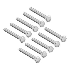 uxcell M5x45mm Hex Bolts 304 Stainless Steel Hexagon Screw Bolt 10pcs