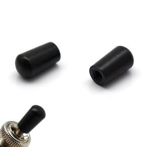 2pcs Metal LP Style 3-Way Toggle Switch Knobs, M3.5 LP Guitar Toggle Switch for Epiphone (Black, 2pcs - 3.5mm)