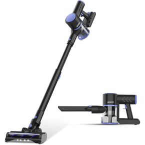 Cordless Vacuum Cleaner, 4-in-1 Vacuum Cleaners for Home, Handheld Vacuum Cleaner with 40 mins Runtime, Stick Vacuum for Apartment, Carpet, Black 1 Battery
