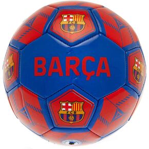 Barcelona FC Crest Soccer Ball (3) (Navy/Burgundy)