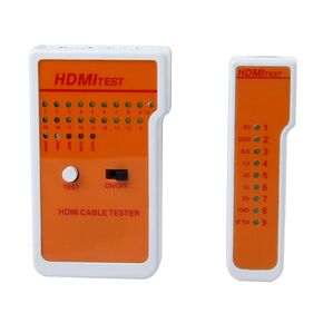 Portable 9 LED Indicators HDMI High Definition Cable Tester Tool with Storage Case T0708 T15