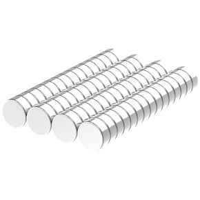 N52-5/16" D x 1/8" H - 60 Pack, Powerful Small Round Rare Earth Magnets, Silver Super Strong Neodymium Disc Magnets for Fridge, DIY, Building, Scientific, Craft, and Office Magnets