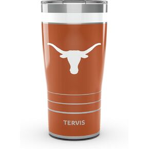Tervis Traveler Texas Longhorns - MVP Triple Walled Insulated Tumbler Travel Cup Keeps Drinks Cold & Hot, 20oz, Stainless Steel