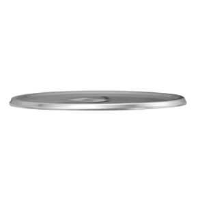 Chef Approved Aluminum Stable Dough Proofing Pan Lid | Professional Round Shape Retarding Stackable Bakeware Pot for Bakery Pastry Coffee Shop | Fits 96DPAN | Break Resistant, 9.2"W x 9.2"D x .13"H