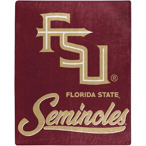 Northwest NCAA Florida State Seminoles Unisex-Adult Raschel Throw Blanket, 50" x 60", Signature in Kuwait