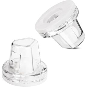 Boat Self Bailing Ball Scupper Valve Marine Valve Ball Drain Plug Fits Over 1-1/8" Motorwell Tubes - Marine Flow Max Ball Scuppers Replaces Old Flapper Scuppers (2 Pack)