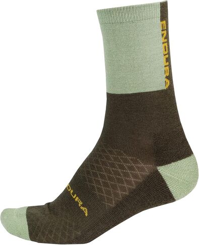Endura BaaBaa Merino Cycling Sock Winter - Bottle Green, Small/Medium in Kuwait