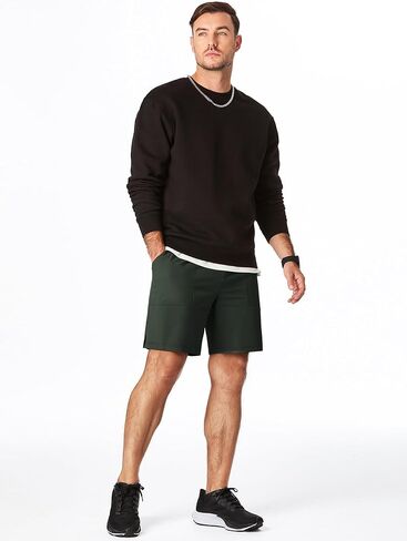 JMIERR Men's Shorts Running Athletic Shorts Waterproof Quick Dry 7" Gym Workout Breathable Shorts in Kuwait