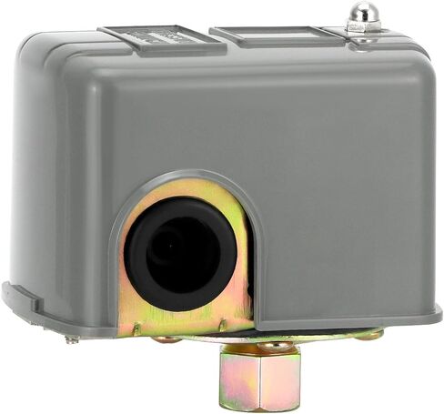 QWORK 30/50 Pressure Switch for Well Pump, Adjustable Cut-in/Out Pressure (40-60 PSI) - 1/4"-18 NPT Female Thread in Saudi Arabia