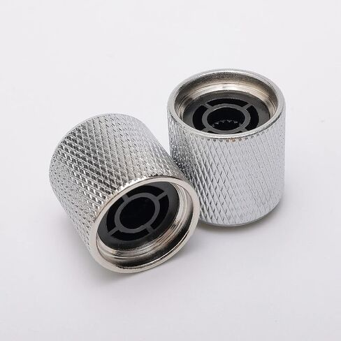 Metal Domed Volume Tone Control Knob Pearl White Top for Electric Guitar Pack of 4 in Saudi Arabia