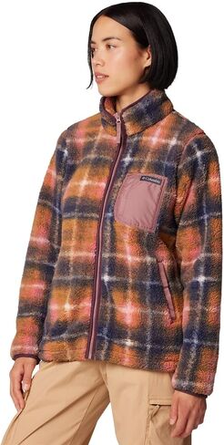 Columbia Women's West Bend Print Full Zip II, Nocturnal Omblur, X-Large in Saudi Arabia