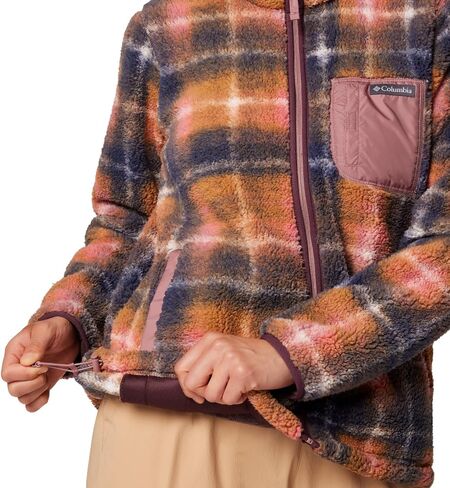 Columbia Women's West Bend Print Full Zip II, Nocturnal Omblur, X-Large in Saudi Arabia