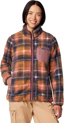 Columbia Women's West Bend Print Full Zip II, Nocturnal Omblur, X-Large in Saudi Arabia