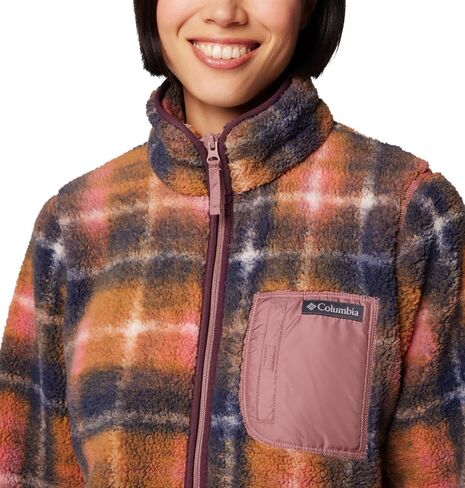 Columbia Women's West Bend Print Full Zip II, Nocturnal Omblur, X-Large in Saudi Arabia
