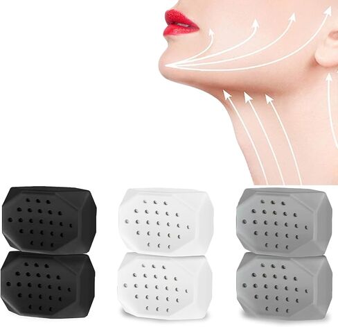 Jawline Exerciser For Men & Women – 3 Silicone Resistance Levels For Jawline Exercises (6 Pcs) Effective Jawworkout Device For Beginner, Intermediate & Advanced Users – Redefine Your Jawline With in Saudi Arabia