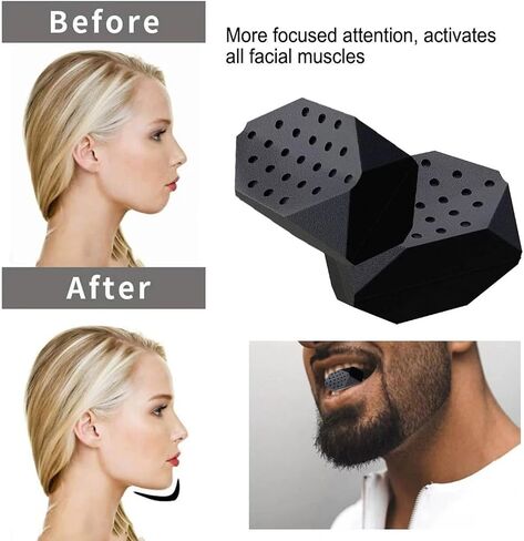 Jawline Exerciser For Men & Women – 3 Silicone Resistance Levels For Jawline Exercises (6 Pcs) Effective Jawworkout Device For Beginner, Intermediate & Advanced Users – Redefine Your Jawline With in Saudi Arabia