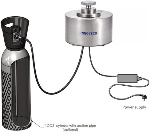 Dry Ice Maker, 304 Stainless Steel Housing, 20 Seconds Production Time in Kuwait