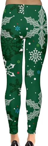 CowCow Womens Soft Stretch Opaque Tights Xmas Night Christmas Leggings - 2XL in Saudi Arabia