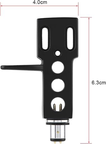 LP Headshell, 6.3 Cm Turntable Headshell, OFC Wire Phono Cartridge Suitable for Most Record Player Replacement Headstands in Saudi Arabia