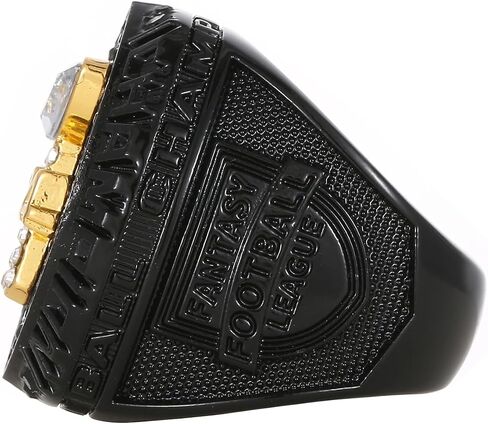 جائزة 2025 Fantasy Football Championship Ring League Champion Trophy Rings Premium للفائز in Saudi Arabia