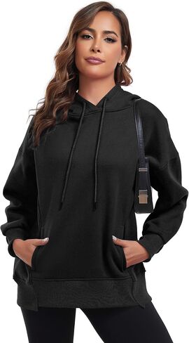 FUPHINE 2024 Women‘s Oversized Hoodie Fall Trendy Fleece Pullover Long Sleeve Fleece Sweatshirt Clothes in Saudi Arabia