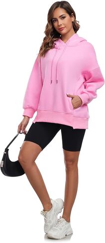 FUPHINE 2024 Women‘s Oversized Hoodie Fall Trendy Fleece Pullover Long Sleeve Fleece Sweatshirt Clothes in Saudi Arabia