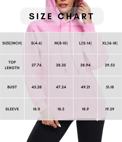 FUPHINE 2024 Women‘s Oversized Hoodie Fall Trendy Fleece Pullover Long Sleeve Fleece Sweatshirt Clothes in Saudi Arabia