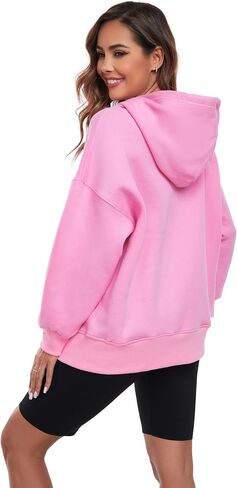 FUPHINE 2024 Women‘s Oversized Hoodie Fall Trendy Fleece Pullover Long Sleeve Fleece Sweatshirt Clothes in Saudi Arabia