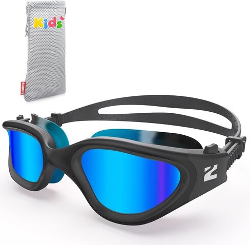 Zionor Kids Swim Goggles ، G1mini Mix Colorblock plick ribized no leading anti anti idgn in Kuwait