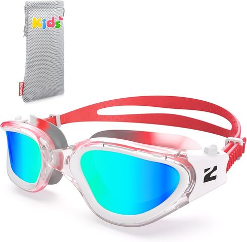 Zionor Kids Swim Goggles ، G1mini Mix Colorblock plick ribized no leading anti anti idgn in Kuwait