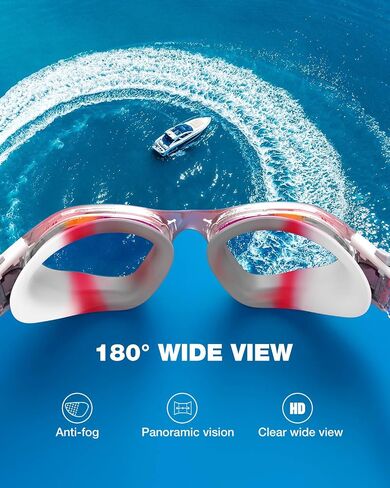 Zionor Kids Swim Goggles ، G1mini Mix Colorblock plick ribized no leading anti anti idgn in Kuwait
