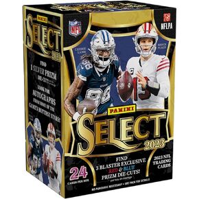 2023 Panini Select Football 6-Pack Blaster Trading Card Box (Red & Blue Prizms!)
