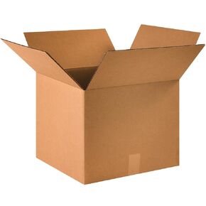 BOX USA 16 x 16 x 13 Corrugated Cardboard Boxes, Medium 16"L x 16"W x 13"H, Pack of 25 | Shipping, Packaging, Moving, Storage Box for Home or Business, Strong Wholesale Bulk Boxes
