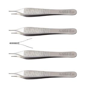 Adson Dressing Forceps 12 cm Surgical Tweezer 4 Pcs