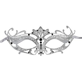 Luxury Mask Women's Laser Cut Metal Tiara Venetian Pretty Masquerade Mask