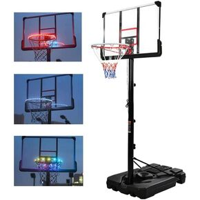 JT Basketball Hoop Light, Super Led Light with 12 Lighting Colors Waterproof,Change Colors and Patterns When Score