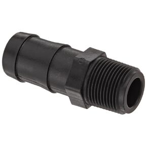 Banjo HB075-100 Polypropylene Hose Fitting, Adapter, 3/4" NPT Male x 1" Barbed
