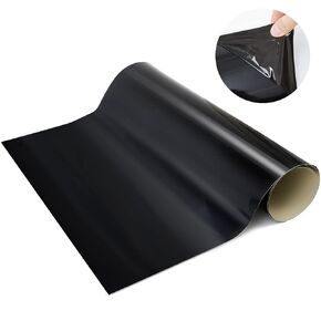0.02"x47"x96" Black Aluminum Flashing Roll Roof Aluminum Sheet Metal Siding Panels for Prevents Roofing Stains RV Concession Truck Food Truck Dry Van Camper