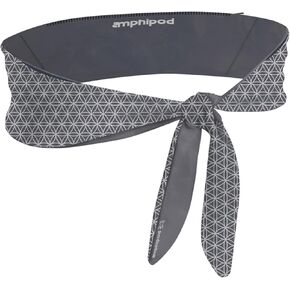Amphipod TieNgo Stash Belt, Minimalist Runners Storage Waistpack Belt for Running, Jogging & Walking - Solid Black - OS