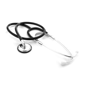 MediChoice Diagnostic Stethoscope, 1.63 Inch Diaphragm, PVC Tubing, 30 Inch, Black, 1314994800 (1 Per Pack)