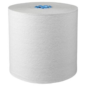 Kleenex® Hard Roll Paper Towels, Bulk (25637), with Premium Absorbency Pockets, for Scott® Blue Core Dispensers, White (700'/Roll, 6 Rolls/Case, 4,200'/Case)