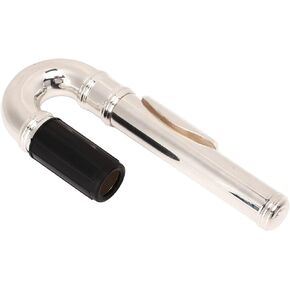 Oumefar Flute Curved Head Joint Replacement, Professional Sturdy Wood Flute Curved Head Joint Mouthpiece Gift Musical for Woodwind Piccolo Flute Instrument Brassandwoodwindinstruments