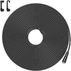 Teslong Endoscope Replacement Cable with Light, Dual Lens Inspection Camera 8mm/0.31inch Waterproof Probe Compatible with NTS500, NTS300(16.5FT)