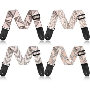4 PCS Guitar STRAP STRAP ELECTRAL STRAPS COTTON COTTON STRAP BELT STRAP MUSICE MUSICH ALCTER